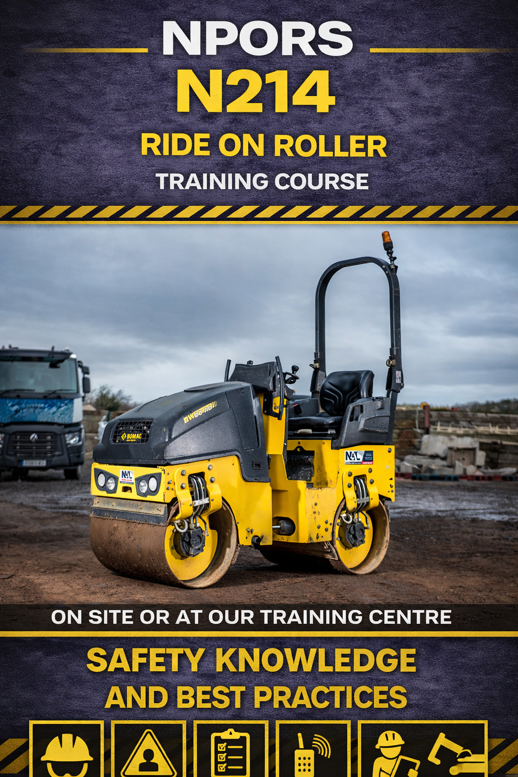 NPORS N214 ride on roller training course